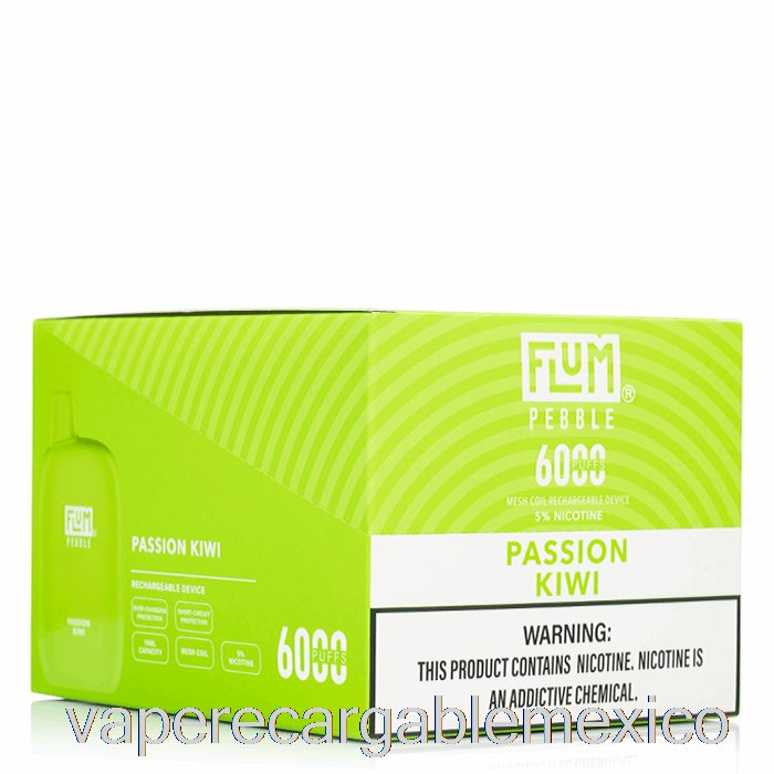 Vape Recargable [paquete De 10] Flum Pebble 6000 Desechable